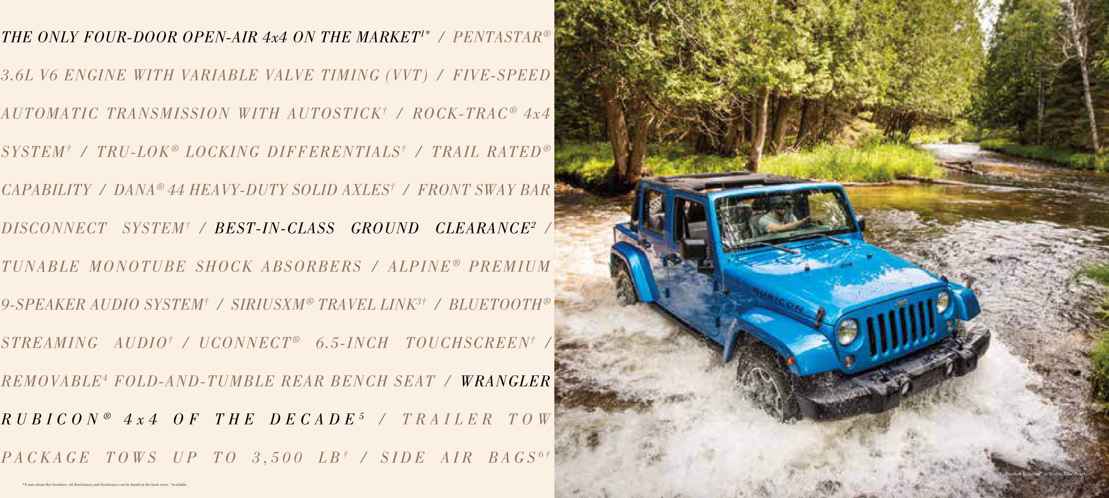 2016 Jeep Wrangler Brochure Page 4